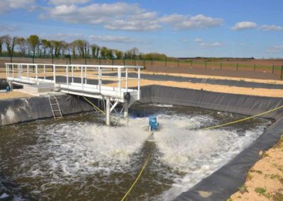 Micro-station pour le traitement de jus de lixiviat d’algues et de déchets vert