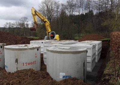 Station d'épuration SBR en beton dans les Ardennes - ATB France