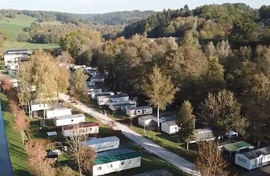 Micro-station d'épuration dans un camping